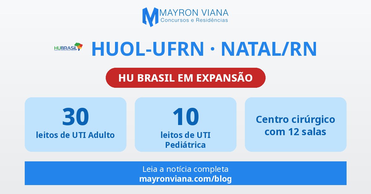 HU Brasil e MEC assinam obra do novo Bloco de Alta Complexidade do HUOL-UFRN em Natal