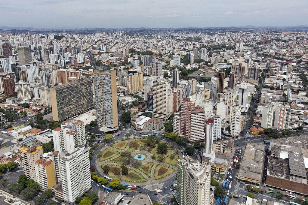Vista panorâmica de Belo Horizonte, Minas Gerais